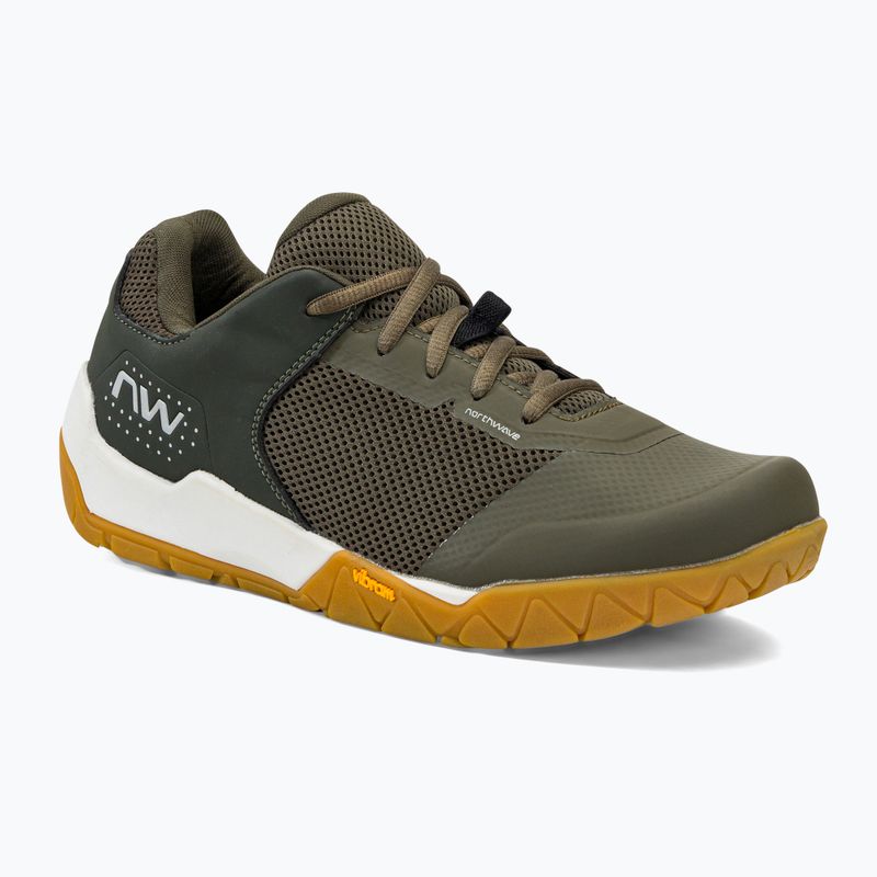Northwave Männer Plattform Radfahren Schuhe Multicross grün 80223014