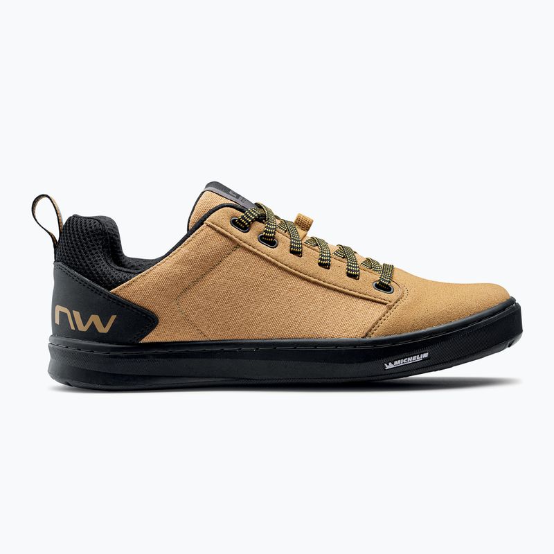 Herren Plateau Radschuhe Northwave Tailwhip schwarz/honig 8