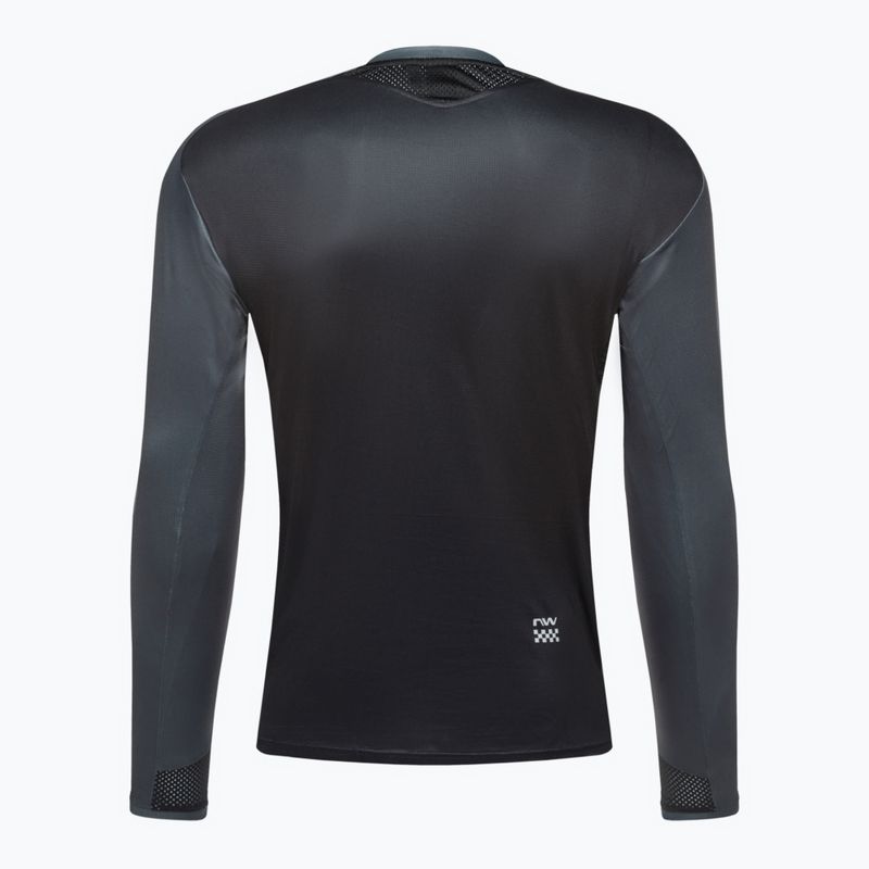 Northwave Edge LS 19 Herren Fahrradtrikot schwarz/grau 89201301 2