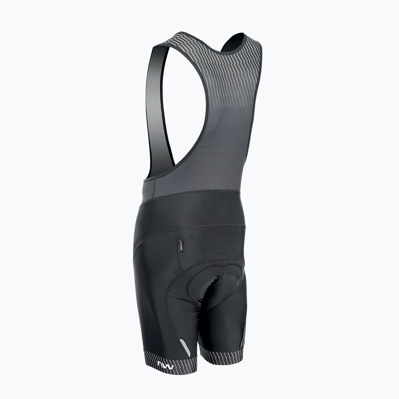 Northwave Herkunft Bibshort Herren Radfahren Shorts schwarz/grau 89221020 5
