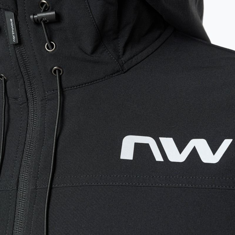 Herren Northwave Rampage Lightshell Fahrradjacke schwarz 3