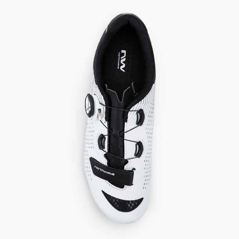 Rennradschuhe Herren Northwave Storm Carbon 2 white/black 5