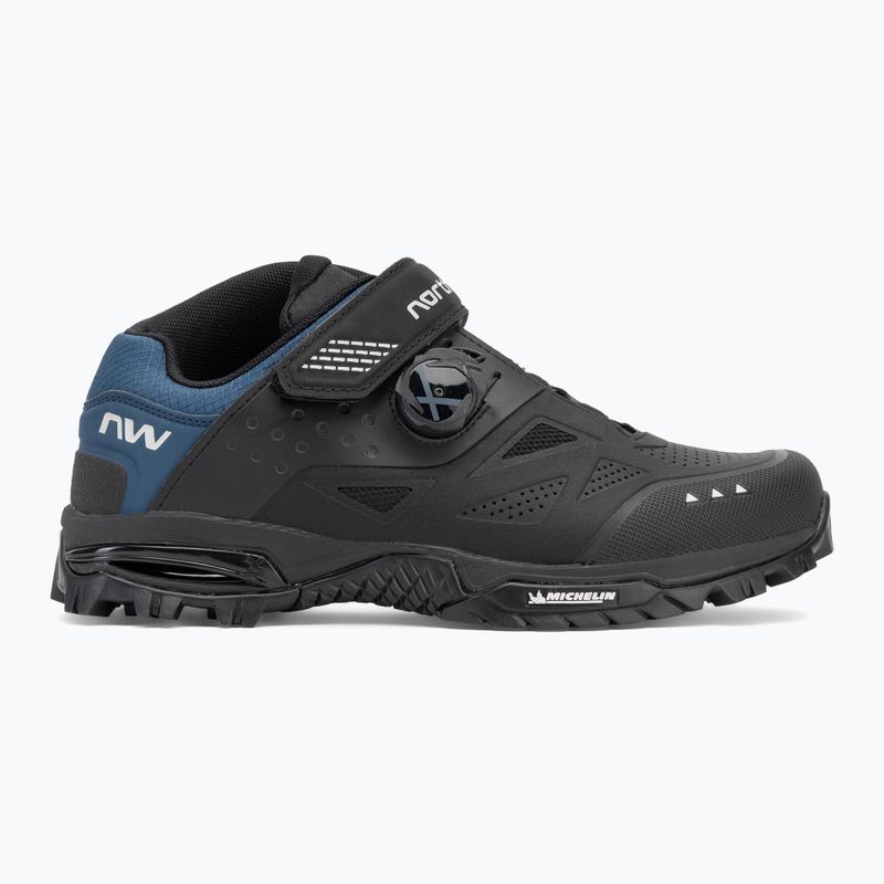 Herren MTB-Radschuhe Northwave Enduro Mid 2 schwarz/tiefblau 2
