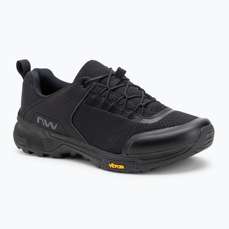 Männer Plattform Radfahren Schuhe Northwave Freeland schwarz