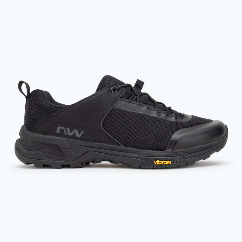 Männer Plattform Radfahren Schuhe Northwave Freeland schwarz 2