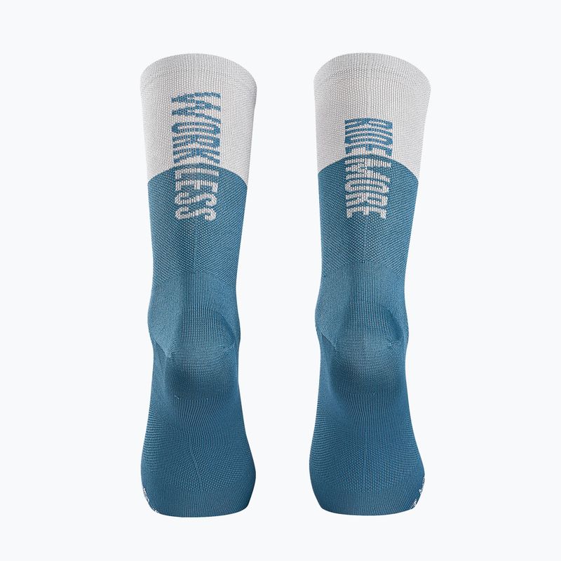 Fahrradsocken Northwave Work Less Ride More blau-grau C8922215