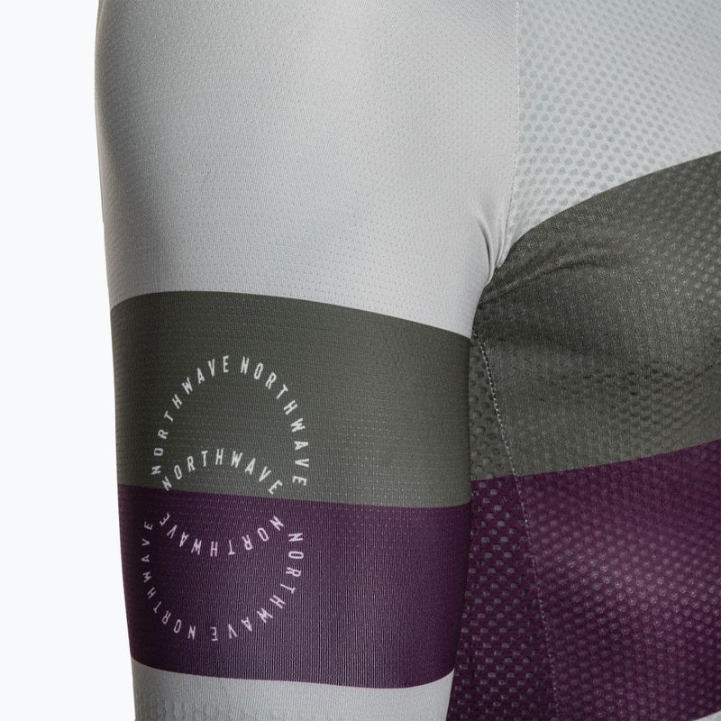 Radtrikot Herren Northwave Blade Air grau-violett 8922114 4