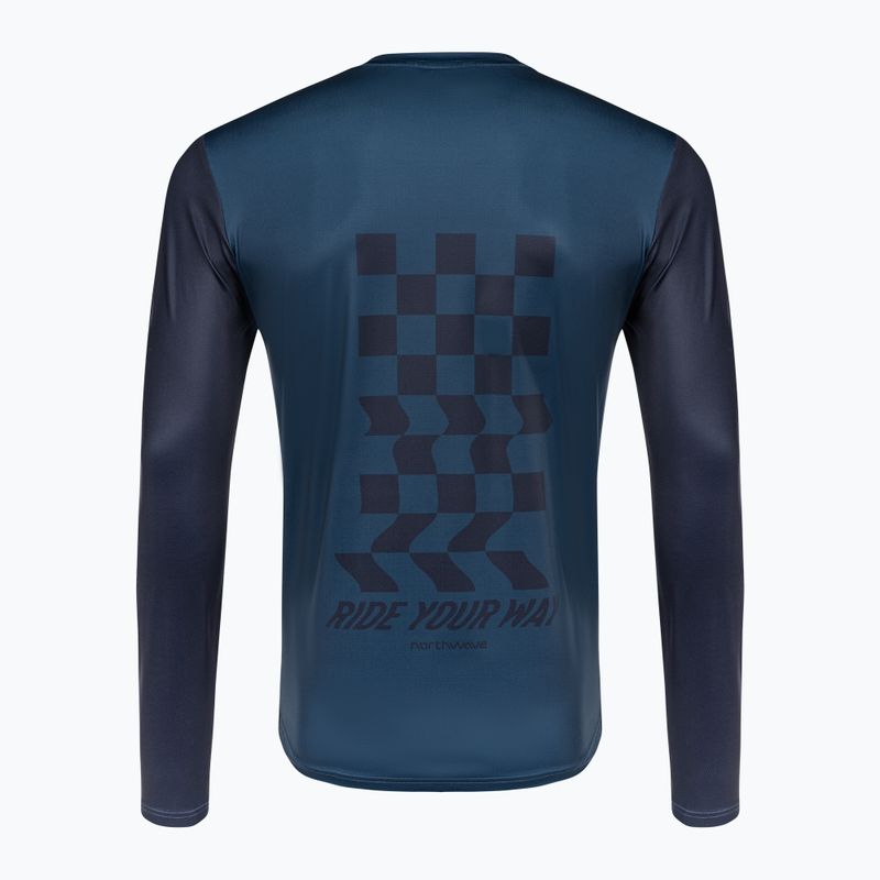 Radtrikot Herren Northwave Xtrail 2 blau 8922142 2