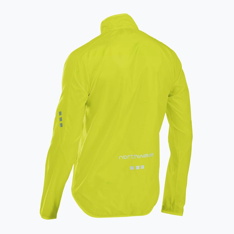 Fahrradjacke Herren Northwave Vortex 2 yellow fluo 2