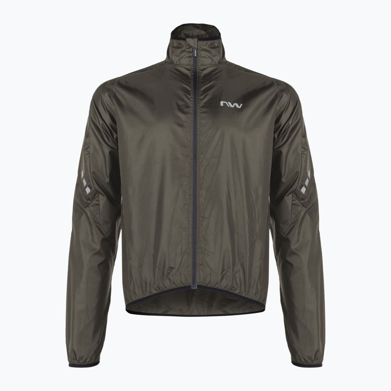 Herren Northwave Fahrradjacke Vortex 2 waldgrün