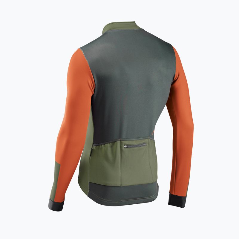 Herren Northwave Blade 2 waldgrün / zimtfarbene Fahrradjacke 2