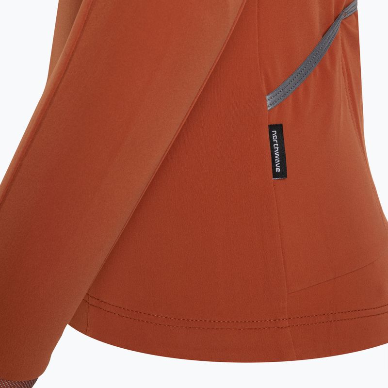 Damen Radfahren Trikot Northwave Fahrenheit Jersey Zimt 4