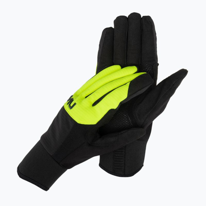 Herren Northwave Fast Gel schwarz/gelb fluo Fahrradhandschuhe