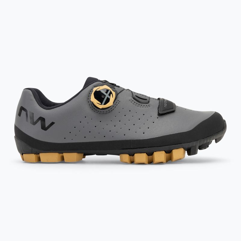 Herren MTB-Radschuhe Northwave Hammer Plus dunkelgrau/honig 2