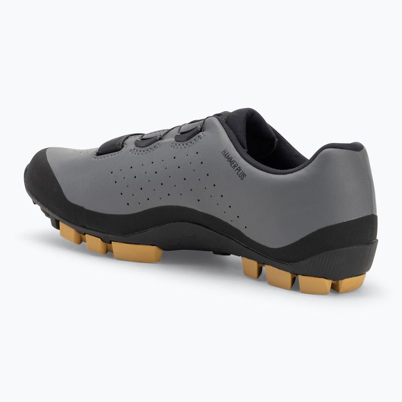 Herren MTB-Radschuhe Northwave Hammer Plus dunkelgrau/honig 3