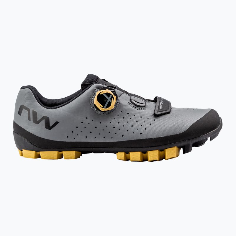 Herren MTB-Radschuhe Northwave Hammer Plus dunkelgrau/honig 8