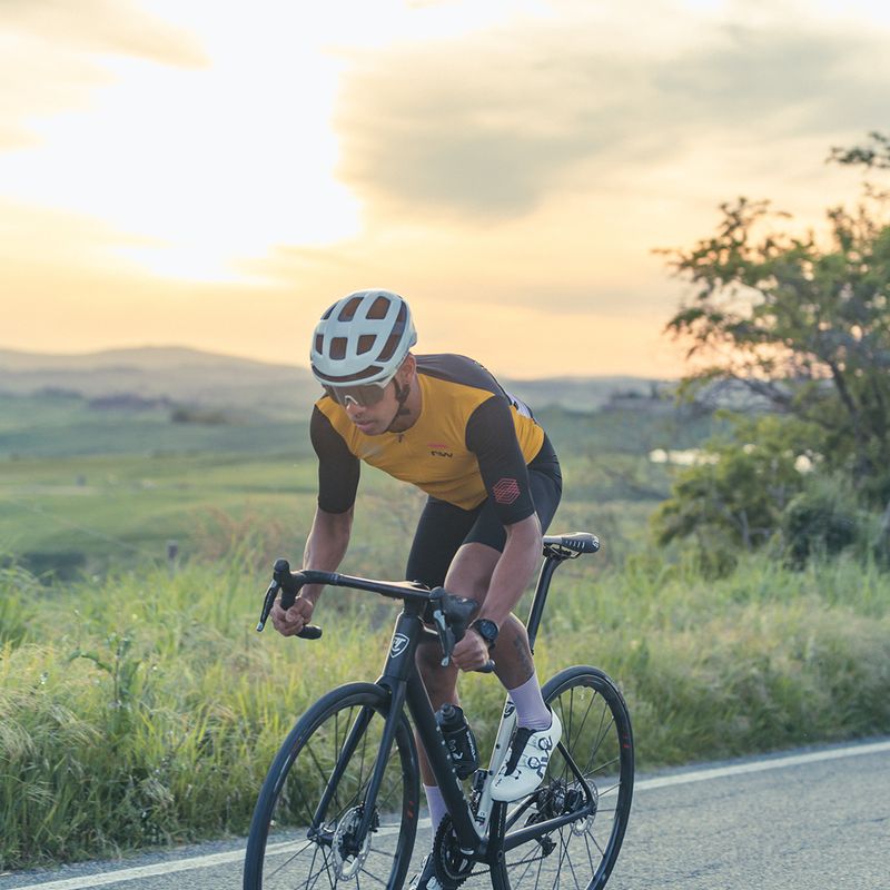 Herren Northwave Extreme Evo ocker/schwarz Fahrradtrikot 6