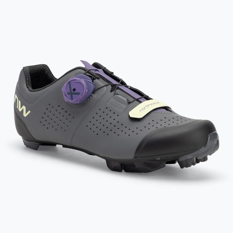 Damen MTB-Radschuhe Northwave Razer dunkelgrau/dunkellila