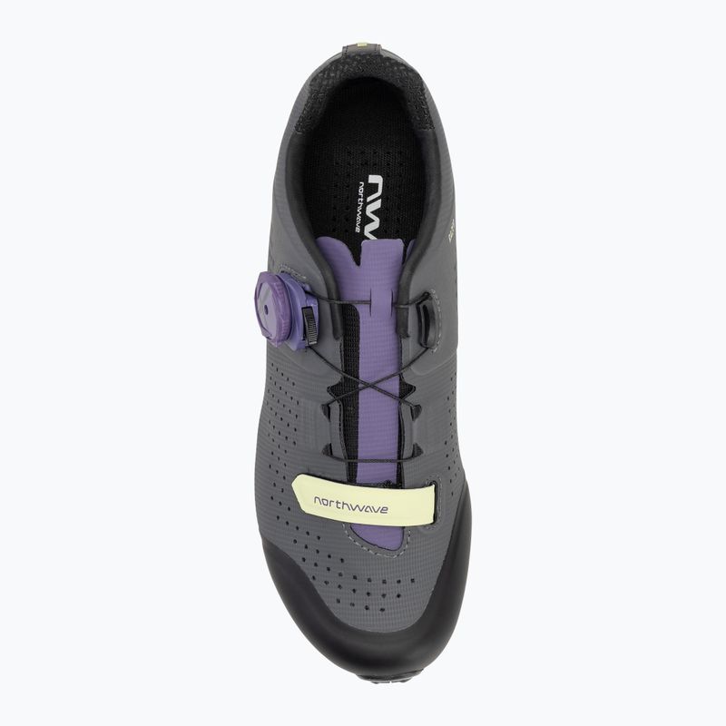 Damen MTB-Radschuhe Northwave Razer dunkelgrau/dunkellila 5