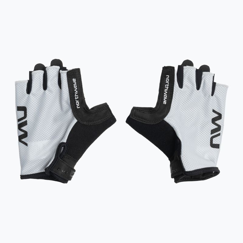 Herren Northwave Active Short Finger Radhandschuhe hellgrau 2