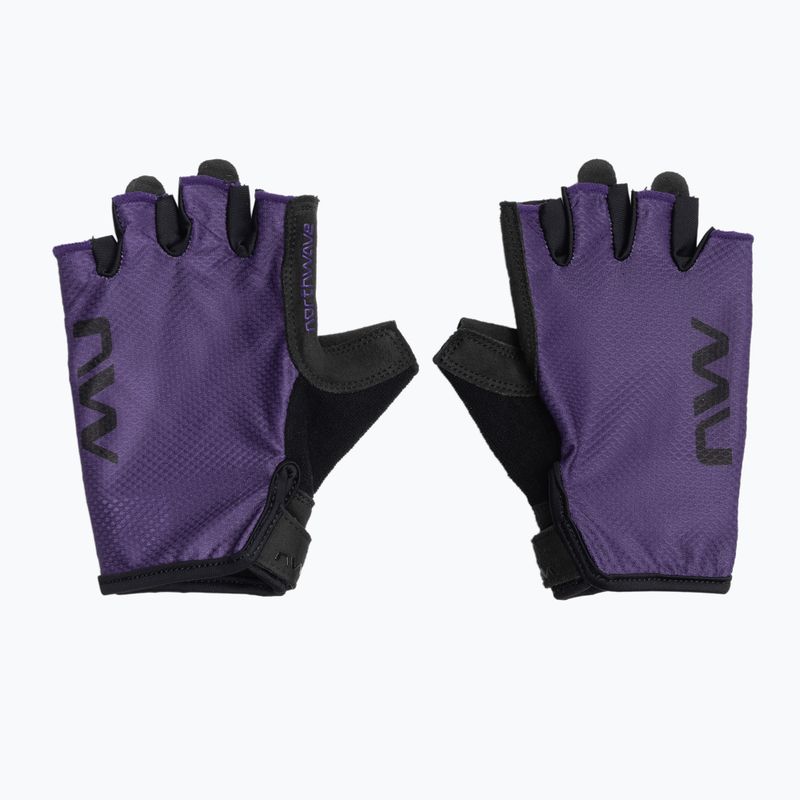 Damen Radhandschuhe Northwave Active Short Finger dunkel lila 2