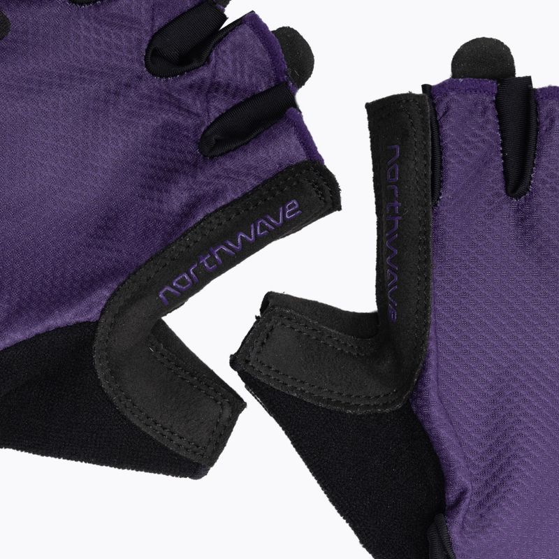 Damen Radhandschuhe Northwave Active Short Finger dunkel lila 5