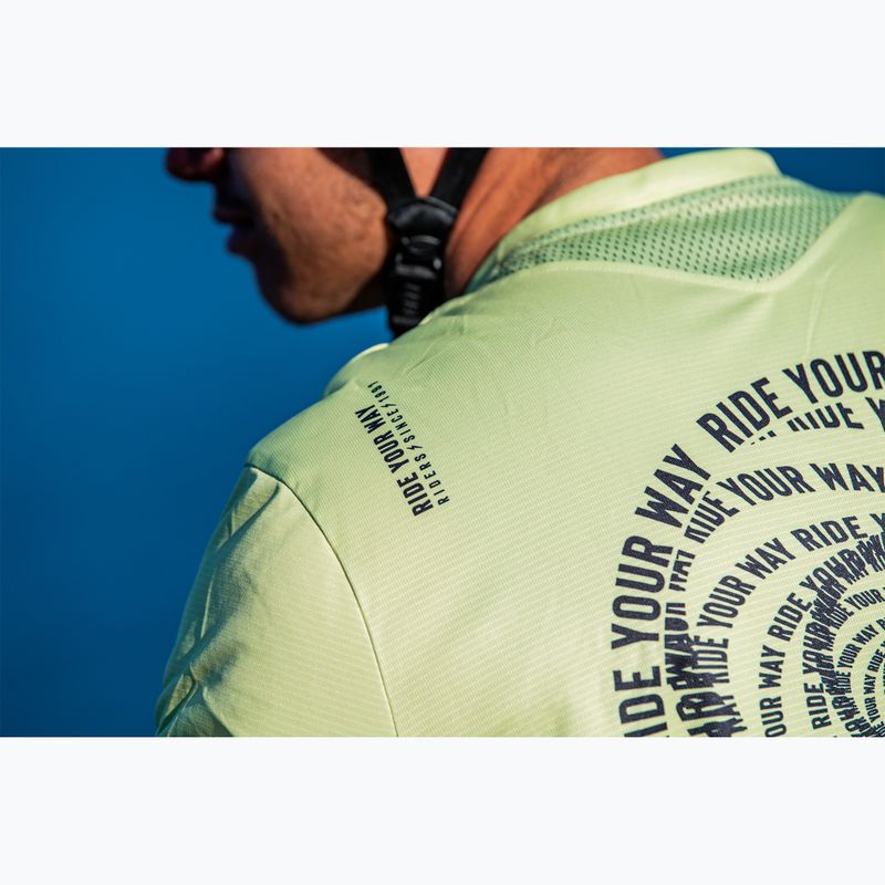 Northwave Edge 2 cool matcha/schwarz Herren-Radtrikot 8