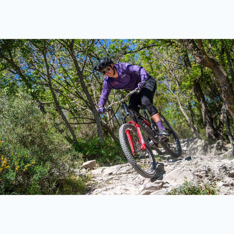 Herren Northwave Edge 2 Radfahren Longsleeve dunkel lila/orange 3