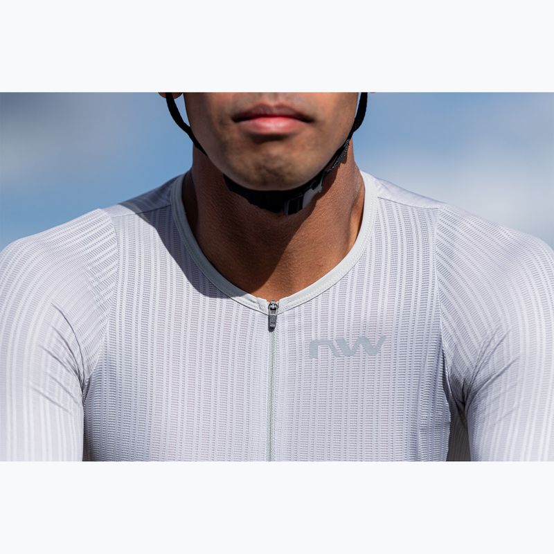 Herren Northwave Extreme Ultra Light hellgrau Fahrradtrikot 5