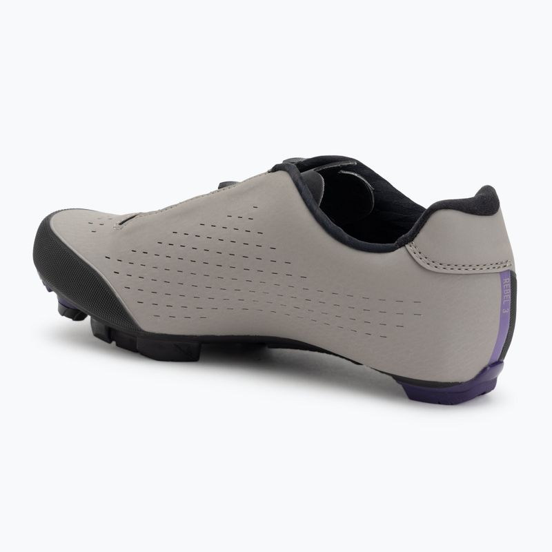 Herren MTB-Radschuhe Northwave Rebel 3 sand/dunkel lila 3
