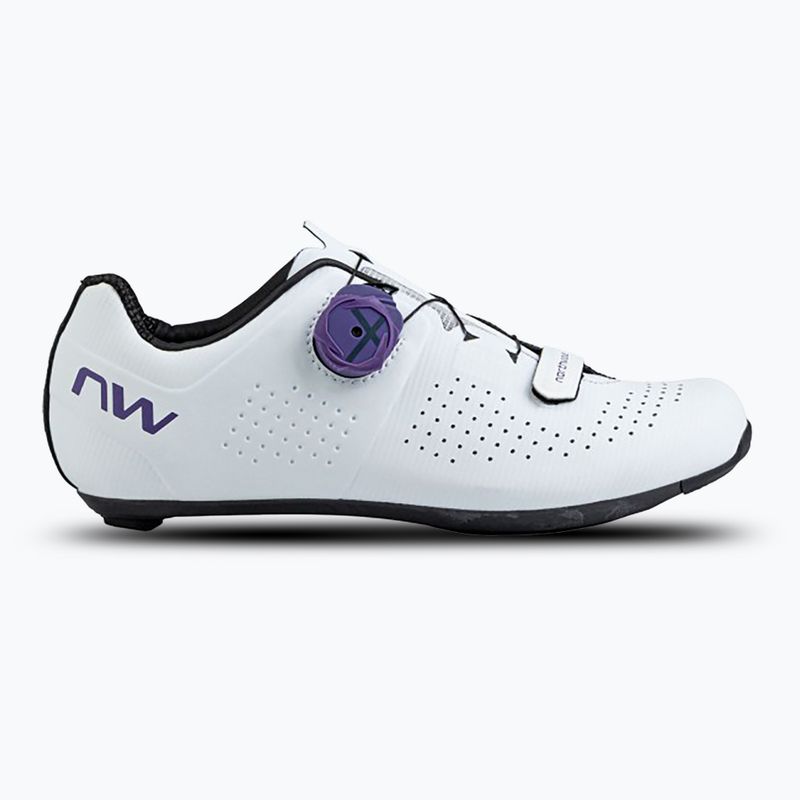 Northwave Storm Carbon weiß/dunkellila Damen Rennradschuhe 8