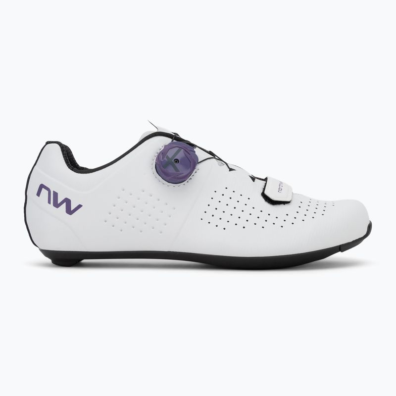 Northwave Storm Carbon weiß/dunkellila Damen Rennradschuhe 3