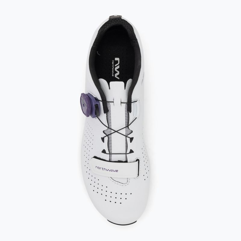 Northwave Storm Carbon weiß/dunkellila Damen Rennradschuhe 5