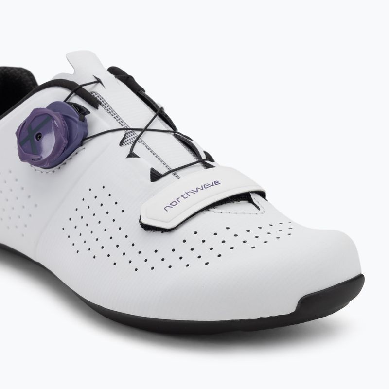 Northwave Storm Carbon weiß/dunkellila Damen Rennradschuhe 7