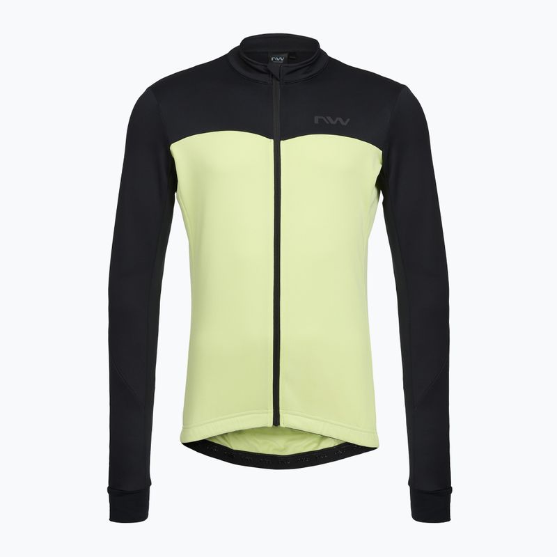 Herren Northwave Force 2 Jersey FZ cooles Matcha/schwarzes Fahrrad Sweatshirt