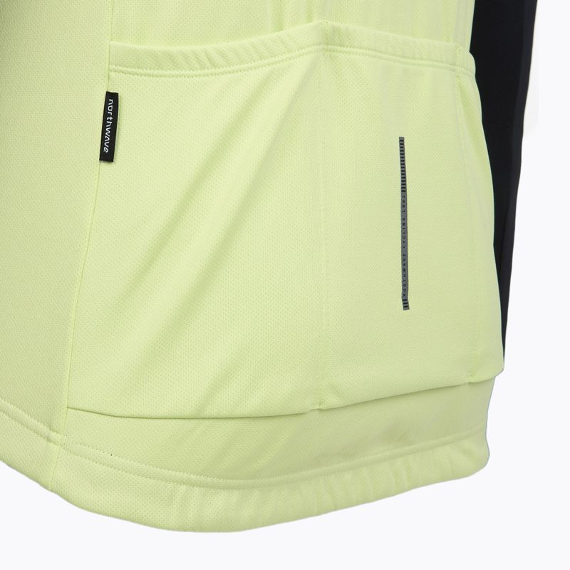 Herren Northwave Force 2 Jersey FZ cooles Matcha/schwarzes Fahrrad Sweatshirt 5