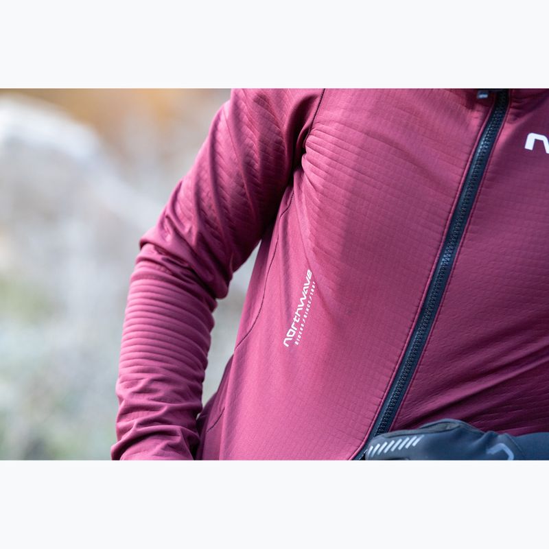Herren Northwave Blade Light rot cabernet Fahrradjacke 8