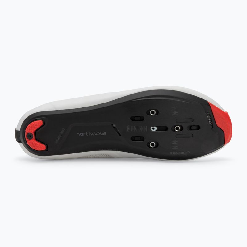 Northwave Revolution Herren Rennradschuhe weiß/rot fluo 4
