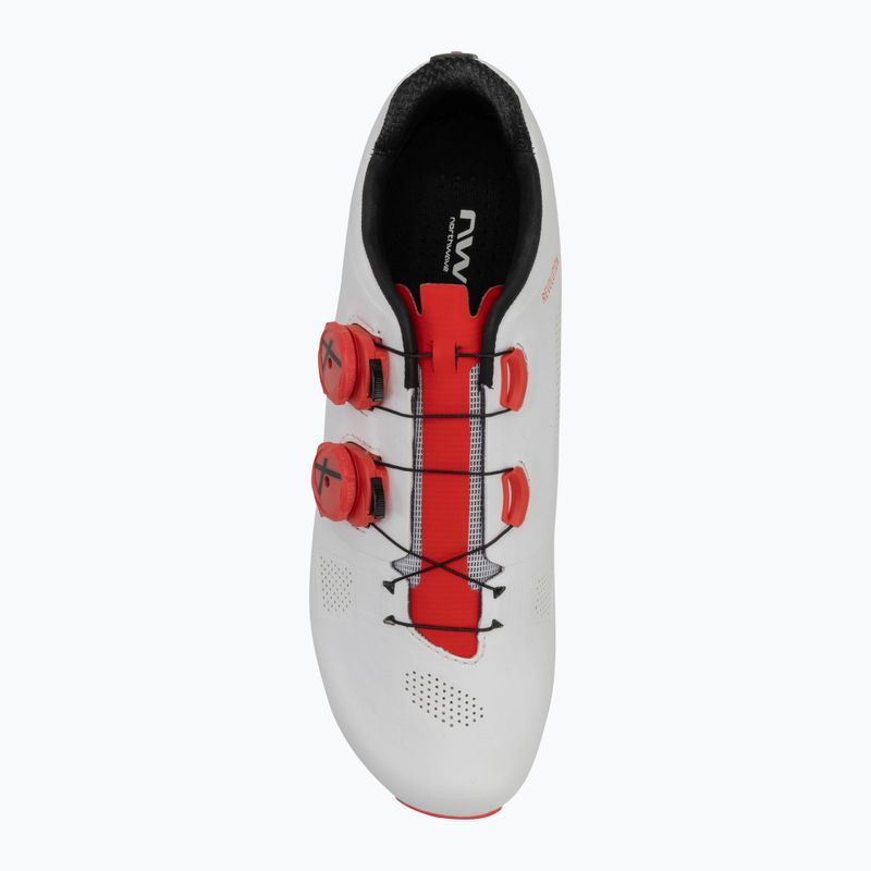 Northwave Revolution Herren Rennradschuhe weiß/rot fluo 5