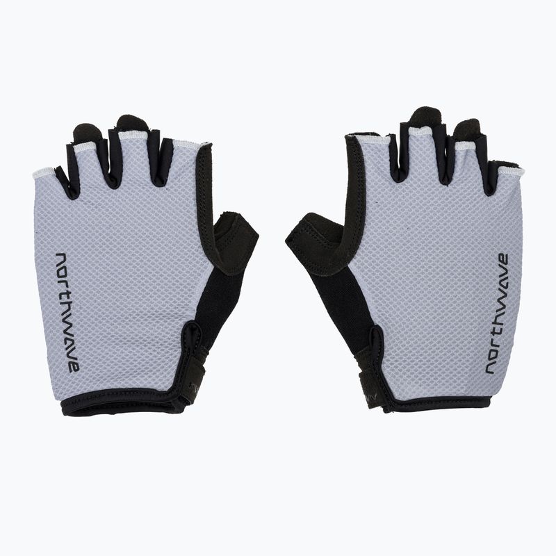 Fahrradhandschuhe Herren Northwave Active Max Short Finger ice grey 2