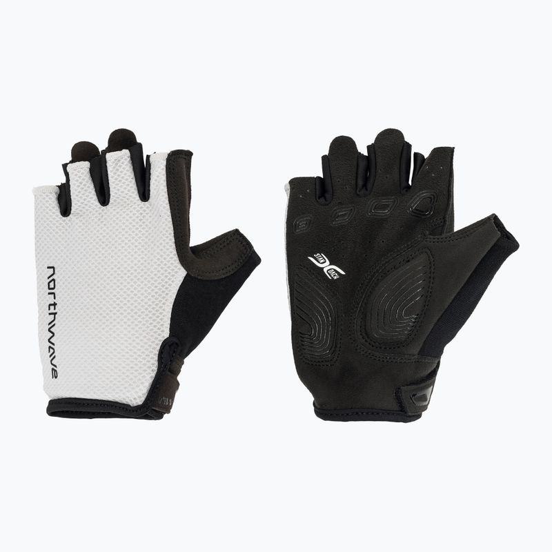 Fahrradhandschuhe Herren Northwave Active Max Short Finger light grey
