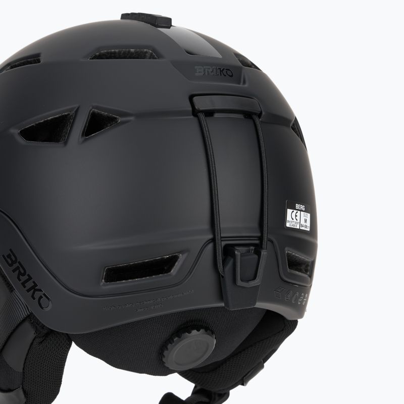 Skihelm Briko Berg matt black 8