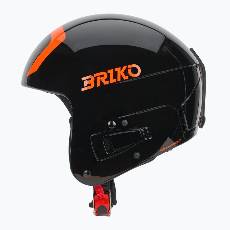 Kinder-Skihelm Briko Vulcano FIS 6.8 JR shiny black/orange 4