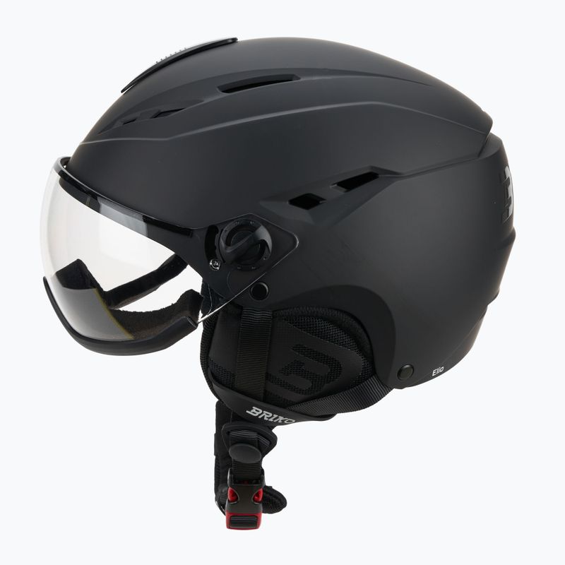 Skihelm Briko Elio Visor Photo matt black 3