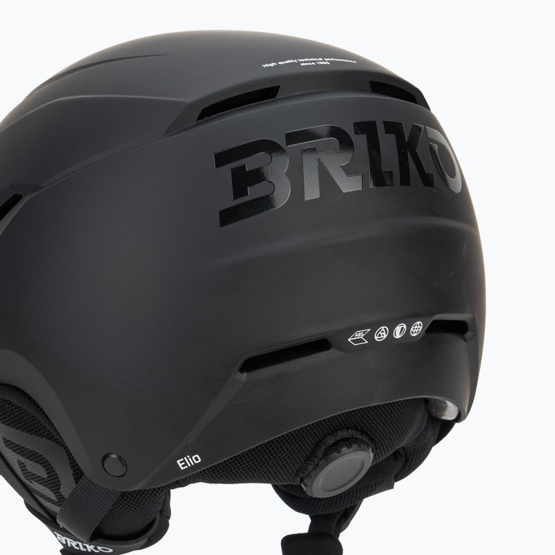 Skihelm Briko Elio Visor Photo matt black 8