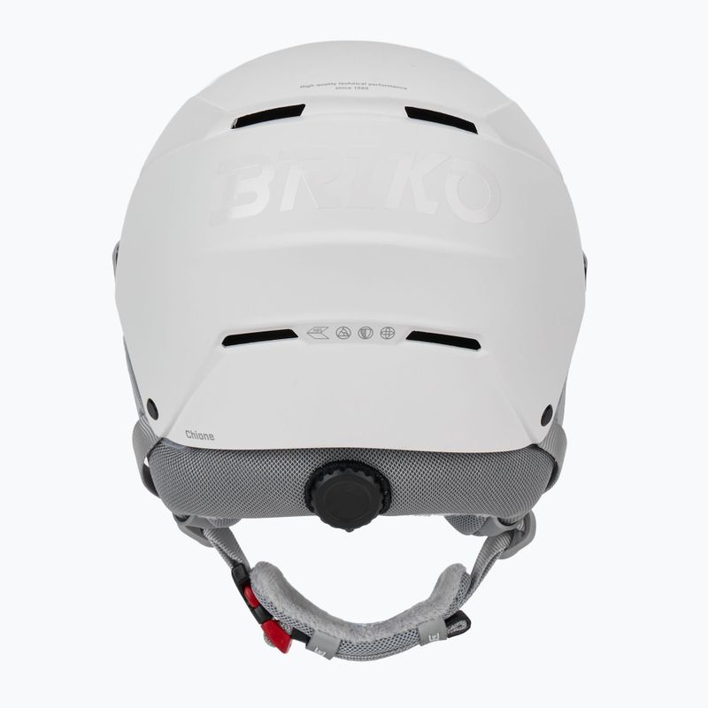 Skihelm Briko Chione Visor Photo matt white 3