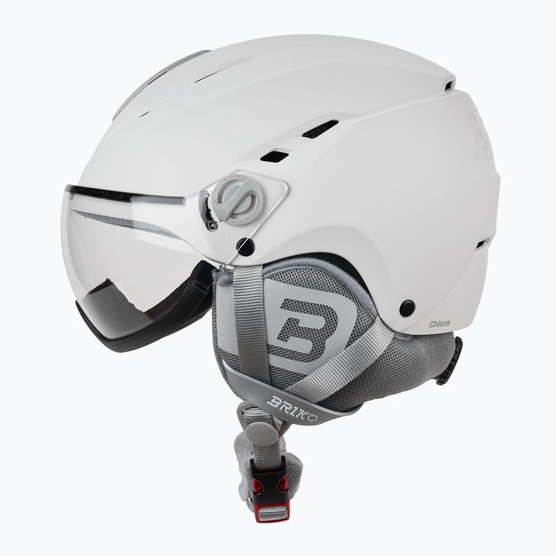 Skihelm Briko Chione Visor Photo matt white 4