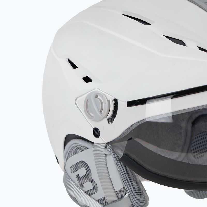 Skihelm Briko Chione Visor Photo matt white 7