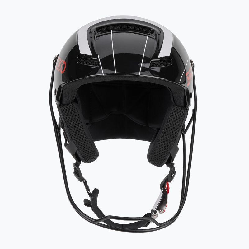 Skihelm Briko Slalom 2.0 shiny black/white/cardinal red 2