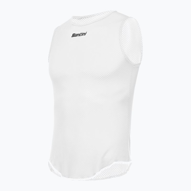 Santini Herren Baselayer Lieve Radtrikot ohne Ärmel weiß BM002GLLLIEVEBIXS 6
